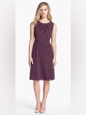 Tory Burch ‘Maxine' Stretch Silk A-Line Dress